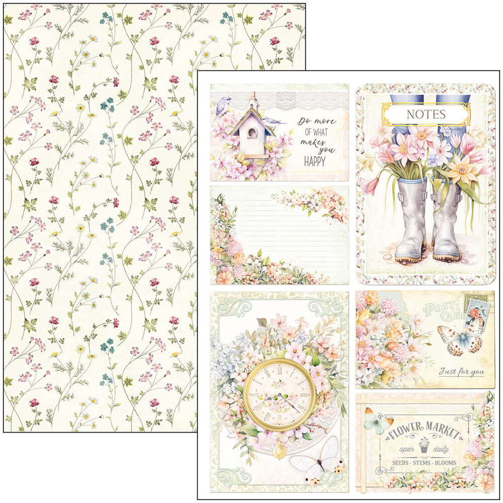 Ciao Bella Flower Shop A4 Creative Pad (9pcs) (CBCL077)