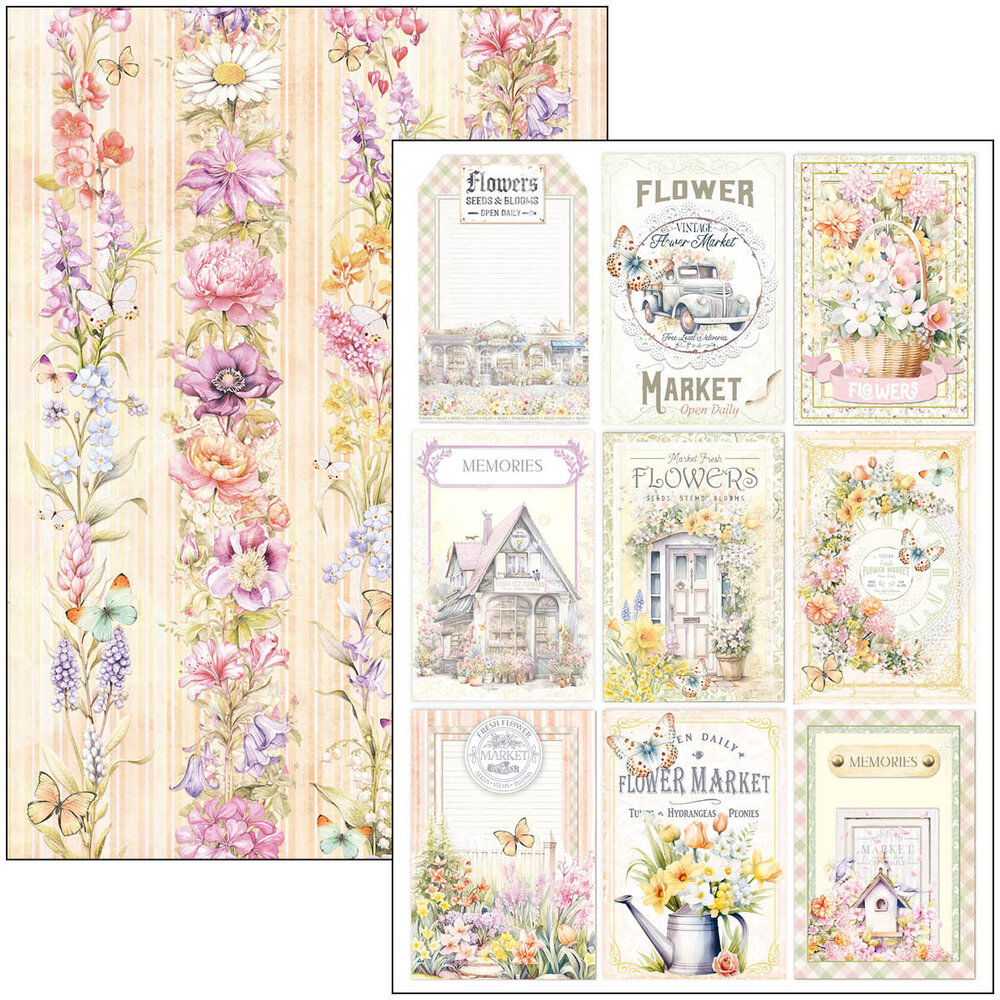 Ciao Bella Flower Shop A4 Creative Pad (9pcs) (CBCL077)