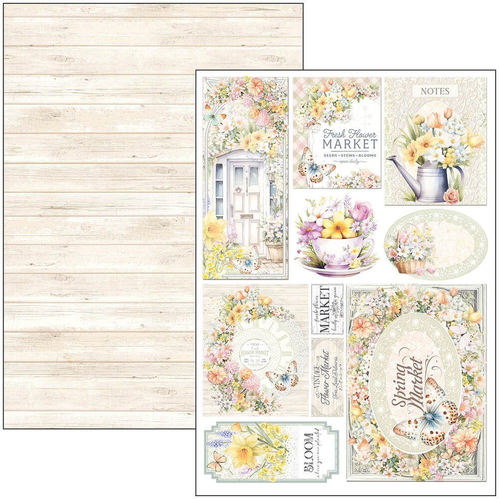 Ciao Bella Flower Shop A4 Creative Pad (9pcs) (CBCL077)