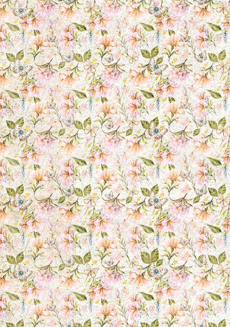 Ciao Bella Flower Shop A4 Vellum Paper Patterns (6pcs) (CBV016) Ciao Bella Flower Shop A4 Vellum Paper Patterns (6pcs) (CBV016)