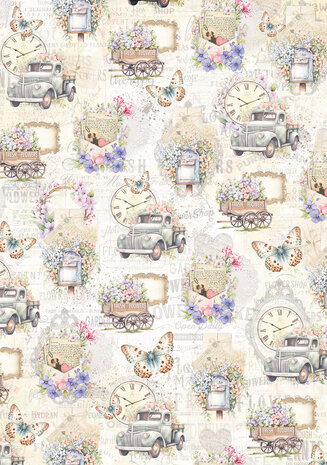 Ciao Bella Flower Shop A4 Vellum Paper Patterns (6pcs) (CBV016) Ciao Bella Flower Shop A4 Vellum Paper Patterns (6pcs) (CBV016)