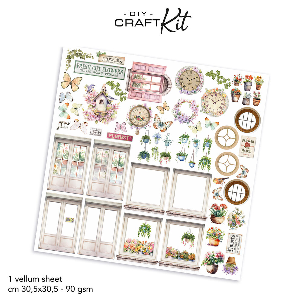 Ciao Bella Flower Shop DIY Craft Kit Home Sweet Home (CBK001) Ciao Bella Flower Shop DIY Craft Kit Home Sweet Home (CBK001)