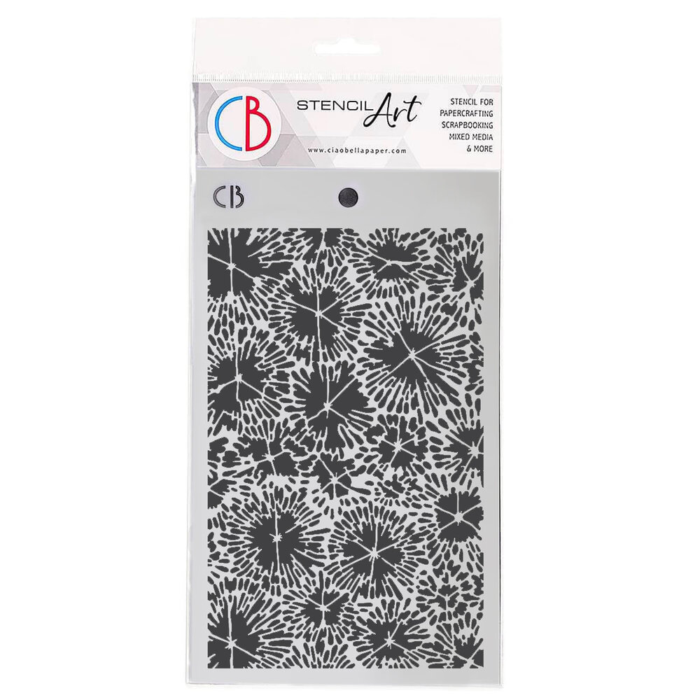 Ciao Bella Coral Reef 5x8 Inch Texture Stencil Fossils (MS137) Ciao Bella Coral Reef 5x8 Inch Texture Stencil Fossils (MS137)