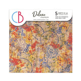 Ciao Bella Coral Reef 6x6 Inch Deluxe Paper Copper (5pcs) (CBDQ012)