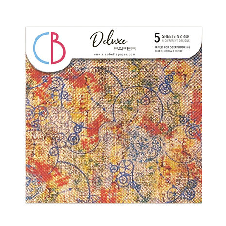 Ciao Bella Coral Reef 6x6 Inch Deluxe Paper Copper (5pcs) (CBDQ012)