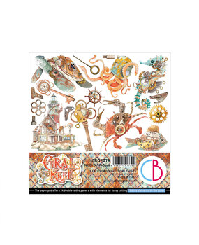 Ciao Bella Coral Reef 6x6 Inch Fussy Cut Pad (24pcs) (CBQE078) Ciao Bella Coral Reef 6x6 Inch Fussy Cut Pad (24pcs) (CBQE078)