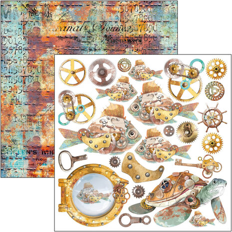 Ciao Bella Coral Reef 6x6 Inch Fussy Cut Pad (24pcs) (CBQE078) Ciao Bella Coral Reef 6x6 Inch Fussy Cut Pad (24pcs) (CBQE078)