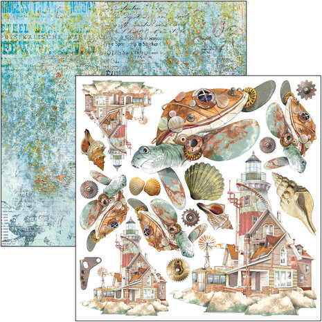 Ciao Bella Coral Reef 6x6 Inch Fussy Cut Pad (24pcs) (CBQE078) Ciao Bella Coral Reef 6x6 Inch Fussy Cut Pad (24pcs) (CBQE078)