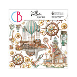 Ciao Bella Coral Reef 6x6 Inch Vellum Fussy Cut (6pcs) (CBVQ017)