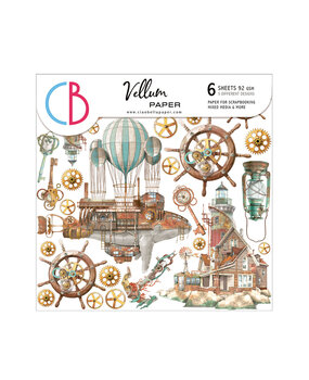 Ciao Bella Coral Reef 6x6 Inch Vellum Fussy Cut (6pcs) (CBVQ017) Ciao Bella Coral Reef 6x6 Inch Vellum Fussy Cut (6pcs) (CBVQ017)