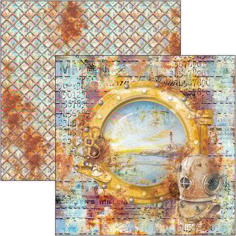 Ciao Bella Coral Reef 8x8 Inch Paper Pad (12pcs) (CBH078) Ciao Bella Coral Reef 8x8 Inch Paper Pad (12pcs) (CBH078)