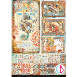 Ciao Bella Coral Reef A4 Creative Pad (9pcs) (CBCL078)