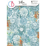 Ciao Bella Coral Reef A4 Vellum Paper Patterns (6pcs) (CBV017)