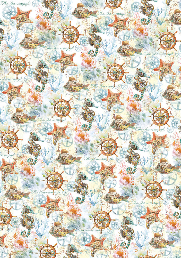 Ciao Bella Coral Reef A4 Vellum Paper Patterns (6pcs) (CBV017) Ciao Bella Coral Reef A4 Vellum Paper Patterns (6pcs) (CBV017)