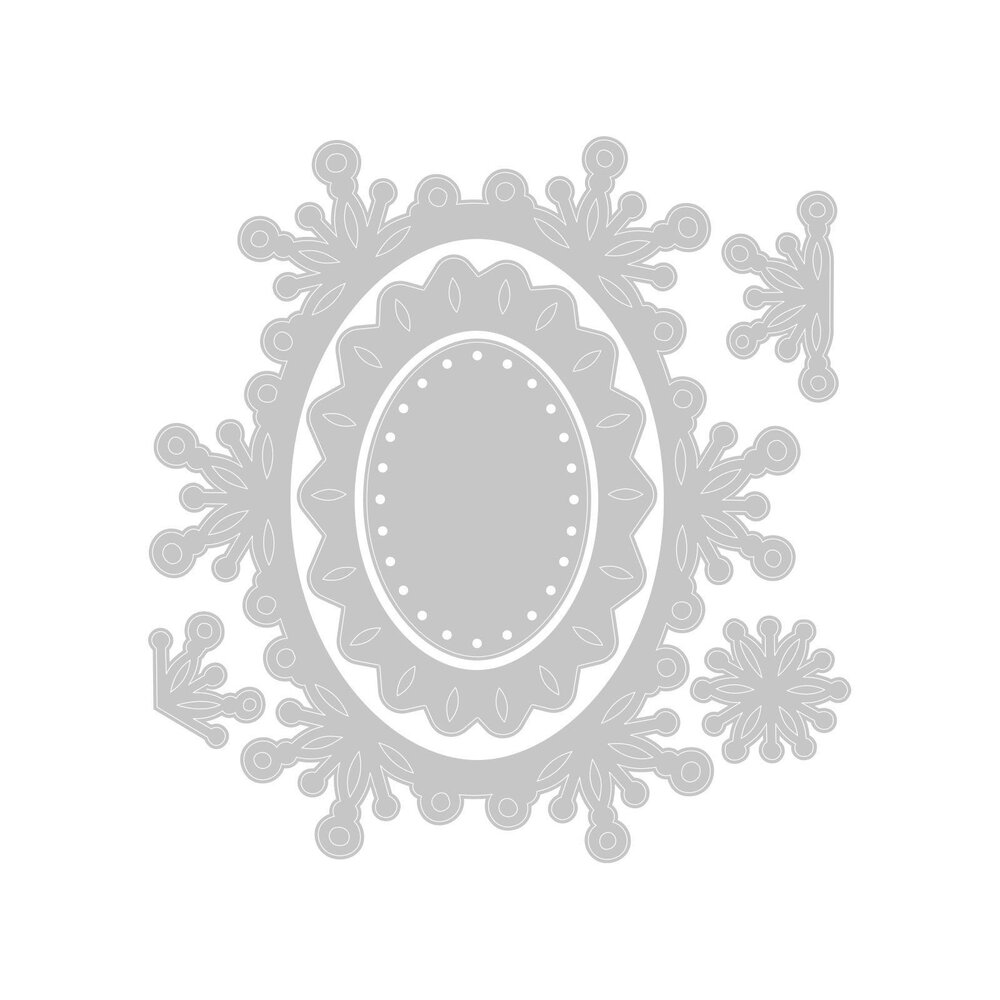 Sizzix Thinlits Die by Olivia Rose Snowflake Labels (6pcs) (666688)