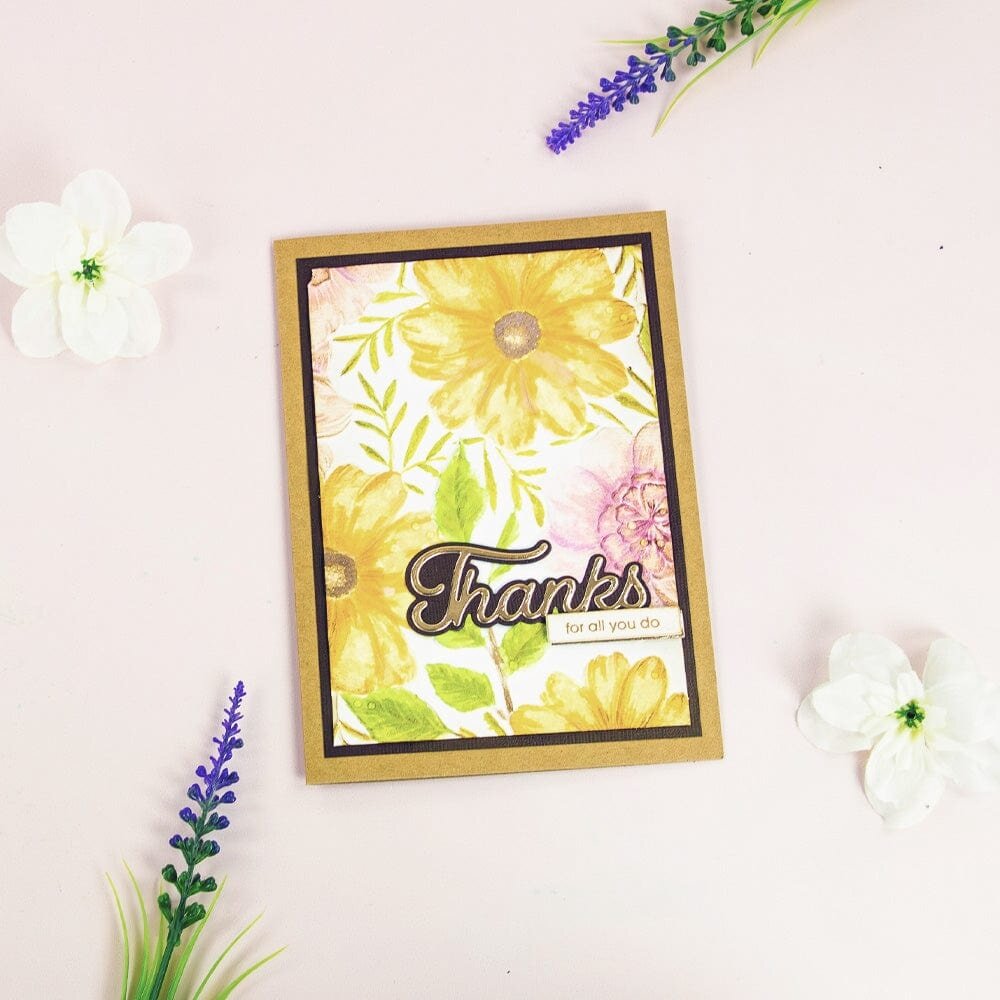 Tonic Studios 3D Embossing Folder Botanical Beauty (5577e) (DISCONTINUED) Tonic Studios 3D Embossing Folder Botanical Beauty (5577e) (DISCONTINUED)