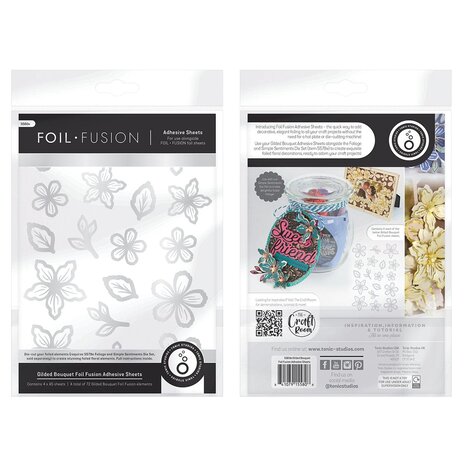Tonic Studios Foil Fusion Gilded Bouquet Adhesive Sheets Flowers (5580E) (DISCONTINUED) Tonic Studios Foil Fusion Gilded Bouquet Adhesive Sheets Flowers (5580E) (DISCONTINUED)