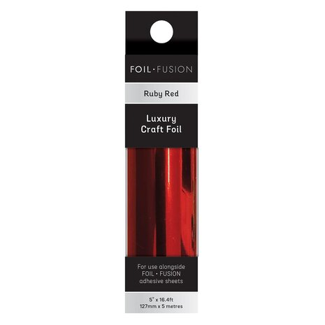 Tonic Studios Foil Fusion Luxury Craft Foil Ruby Red (5604e) (DISCONTINUED) Tonic Studios Foil Fusion Luxury Craft Foil Ruby Red (5604e) (DISCONTINUED)