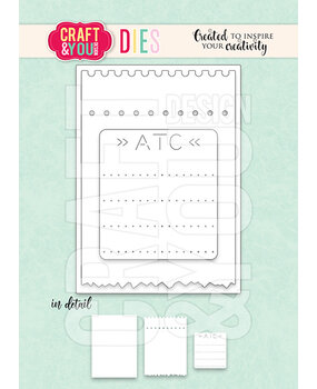 Craft & You Design ATC Ticket Set Dies (CW297) Craft & You Design ATC Ticket Set Dies (CW297)