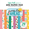 Echo Park Sunny Days Ahead 6x6 Inch Paper Pad (SUN377023) Echo Park Sunny Days Ahead 6x6 Inch Paper Pad (SUN377023)