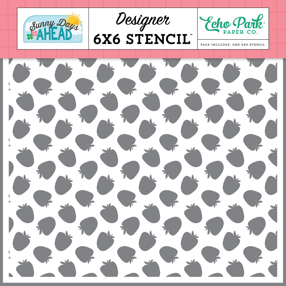 Echo Park Sun Kissed Fruit Stencil (SUN377035) (OUTLET)