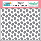 Echo Park Sun Kissed Fruit Stencil (SUN377035) (DISCONTINUED)