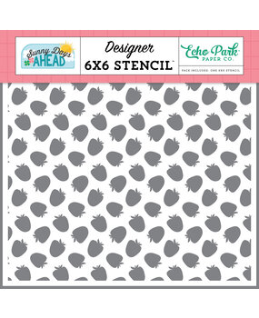 Echo Park Sun Kissed Fruit Stencil (SUN377035) (DISCONTINUED)