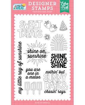 Echo Park Shine Shine Shine Clear Stamps (SUN377043) (DISCONTINUED)