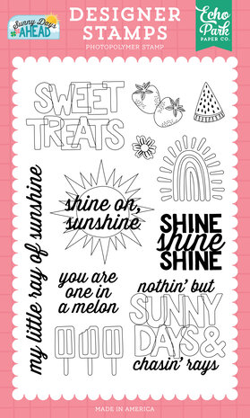 Echo Park Shine Shine Shine Clear Stamps (SUN377043) (DISCONTINUED) Echo Park Shine Shine Shine Clear Stamps (SUN377043) (DISCONTINUED)