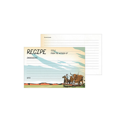 Echo Park Cowboys Recipe Cards (RC102) (DISCONTINUED) Echo Park Cowboys Recipe Cards (RC102) (DISCONTINUED)