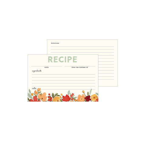 Echo Park Hello Autumn Recipe Cards (RC103) (DISCONTINUED)