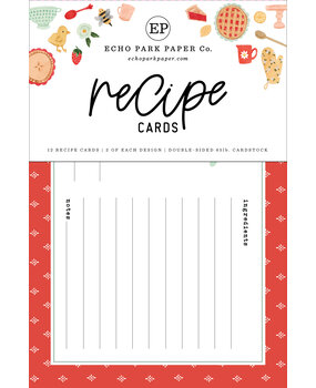 Echo Park Homemade Recipe Cards (RC105) (OUTLET)