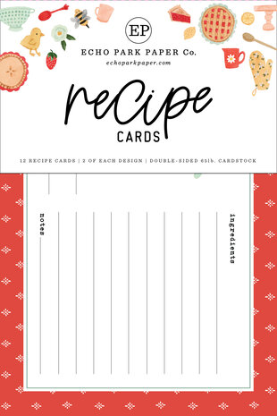 Echo Park Homemade Recipe Cards (RC105) (DISCONTINUED) Echo Park Homemade Recipe Cards (RC105) (DISCONTINUED)