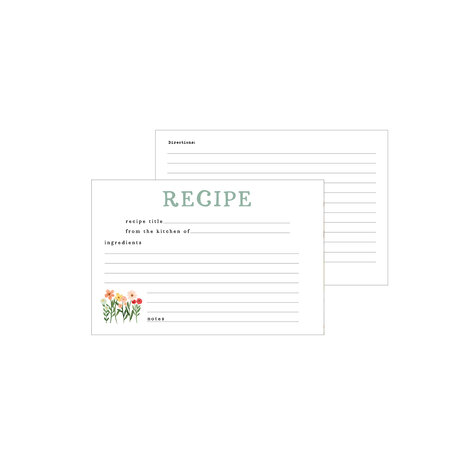 Echo Park Homemade Recipe Cards (RC105) (DISCONTINUED) Echo Park Homemade Recipe Cards (RC105) (DISCONTINUED)