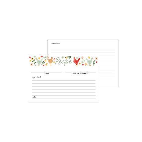 Echo Park Homemade Recipe Cards (RC105) (DISCONTINUED) Echo Park Homemade Recipe Cards (RC105) (DISCONTINUED)