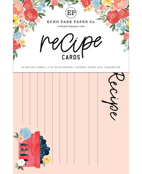 Echo Park Summer Recipe Cards (RC106) (DISCONTINUED)