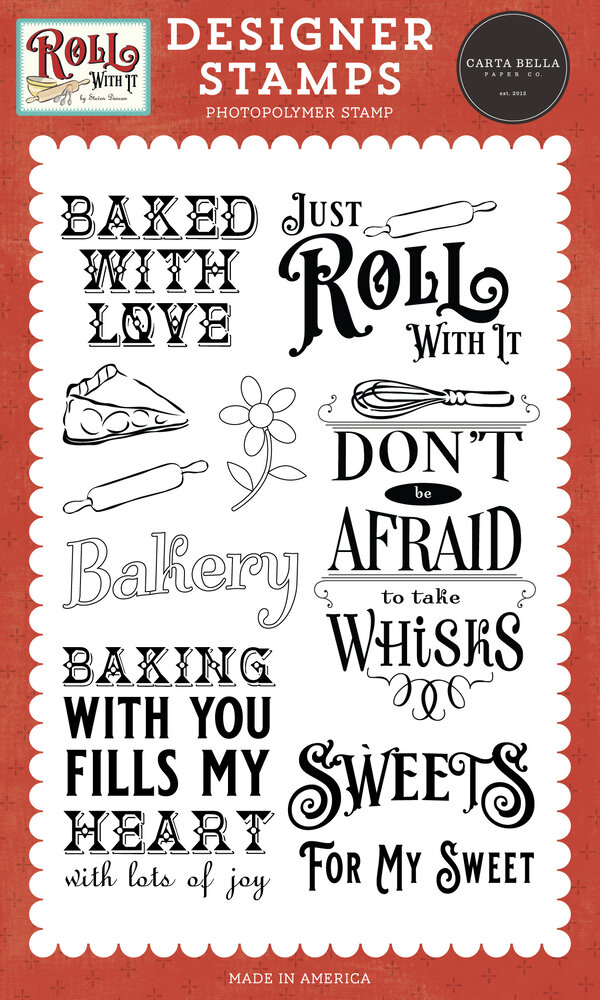 Carta Bella Sweets For My Sweet Clear Stamps (CBR378043) (OUTLET)