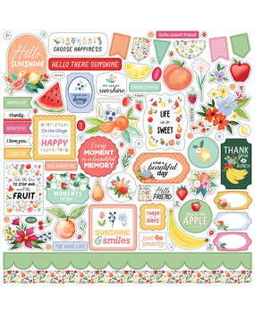 Carta Bella Fruit Stand Element Sticker (CBFST379014) (OUTLET)