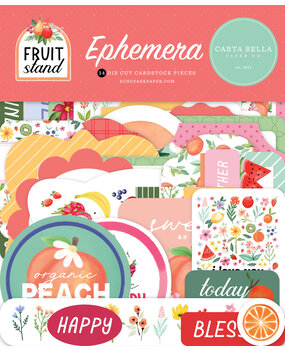 Carta Bella Fruit Stand Ephemera (CBFST379024) (OUTLET)