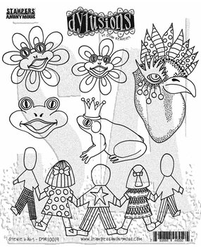 Stampers Anonymous Stevie Baby Dylusions Cling Stamps (DYR10019)
