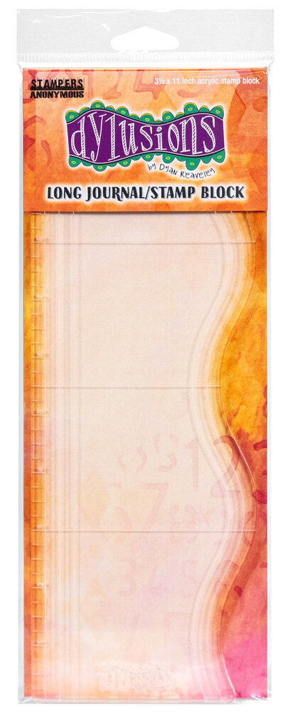 Stampers Anonymous Dylusions Long Journal Stamp Block (DYLSB) Stampers Anonymous Dylusions Long Journal Stamp Block (DYLSB)