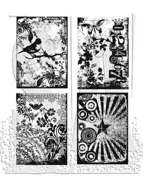 Stampers Anonymous Eclectic Palette Tim Holtz Cling Stamps (CMS055)
