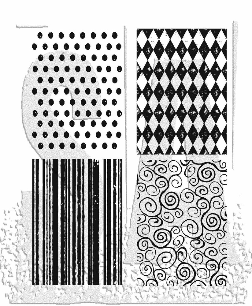 Stampers Anonymous Tiny Textures Tim Holtz Cling Stamps (CMS042) Stampers Anonymous Tiny Textures Tim Holtz Cling Stamps (CMS042)