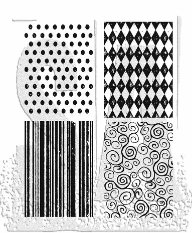 Stampers Anonymous Tiny Textures Tim Holtz Cling Stamps (CMS042) Stampers Anonymous Tiny Textures Tim Holtz Cling Stamps (CMS042)