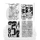 Stampers Anonymous Classic Collages Tim Holtz Cling Stamps (CMS041)