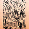 Studio Light Fox In Forest Grunge Stamp (SL-GR-STAMP677) Studio Light Fox In Forest Grunge Stamp (SL-GR-STAMP677)