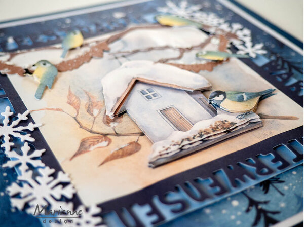 Marianne Design Decoupage Mattie's Mooiste 3D Snow Owl (MB0219) Marianne Design Decoupage Mattie's Mooiste 3D Snow Owl (MB0219)