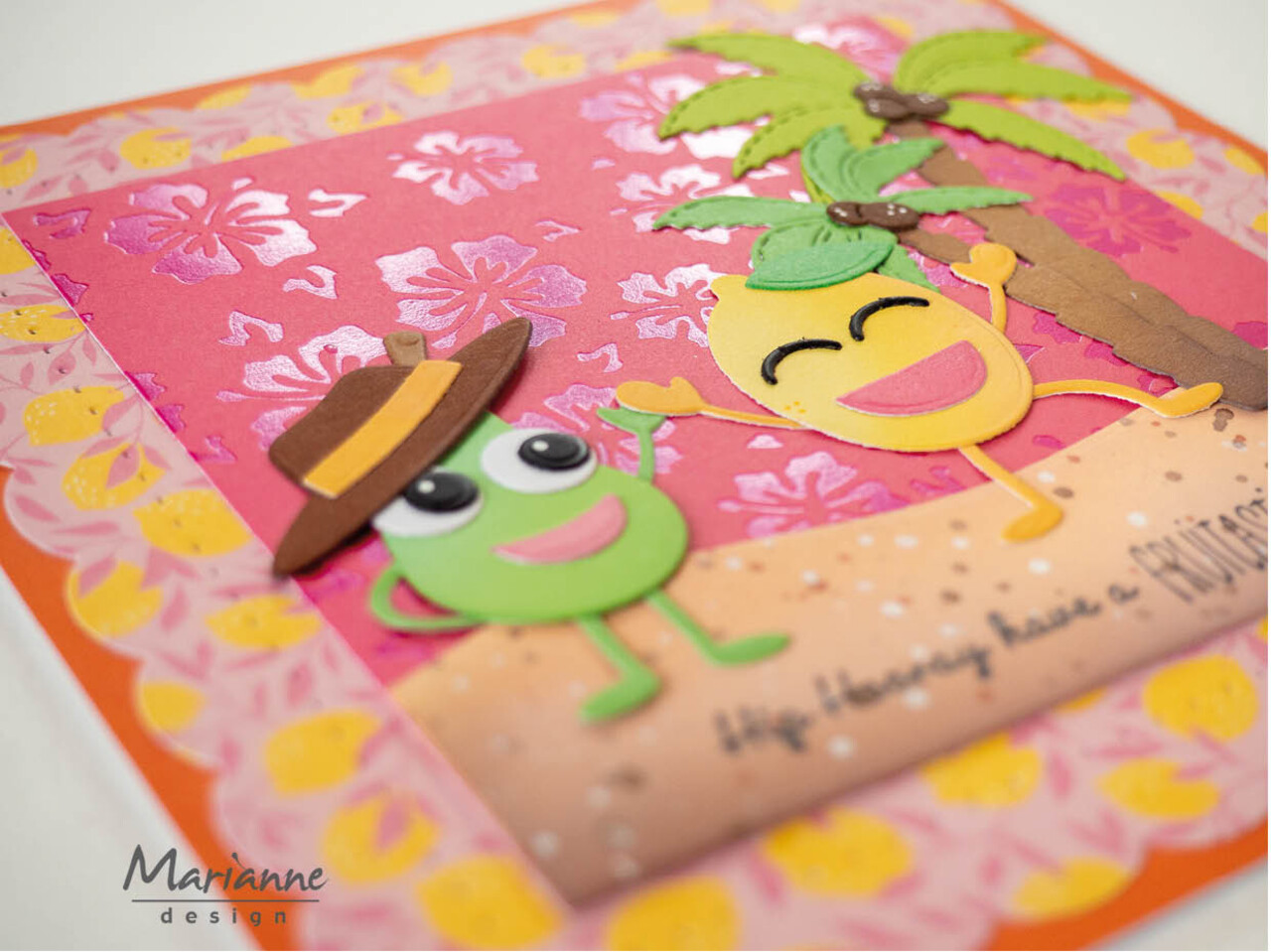 Marianne Design Hot Foil Hibiscus (CR1662) (DISCONTINUED)