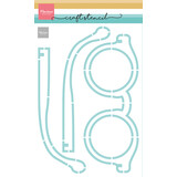 Marianne Design Craft Stencil Glasses (PS8166)