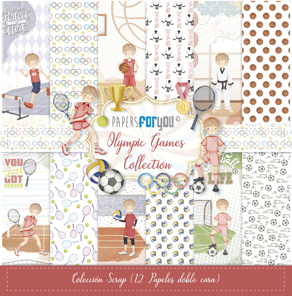 Papers For You Olympic Games Niño Rubio Scrap Paper Pack (12pcs) (PFY-13913) Papers For You Olympic Games Niño Rubio Scrap Paper Pack (12pcs) (PFY-13913)